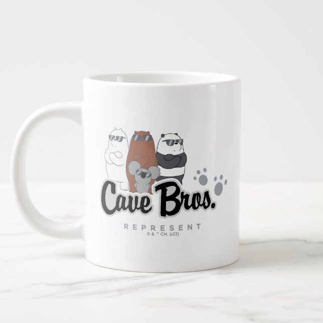 Vi är Bears - Cave Bros. Representant Jumbo Mugg (Vänster)