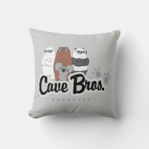 Vi är Bears - Cave Bros. Representant Kudde