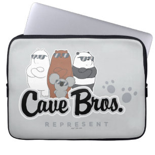 Vi är Bears - Cave Bros. Representant Laptop Fodral