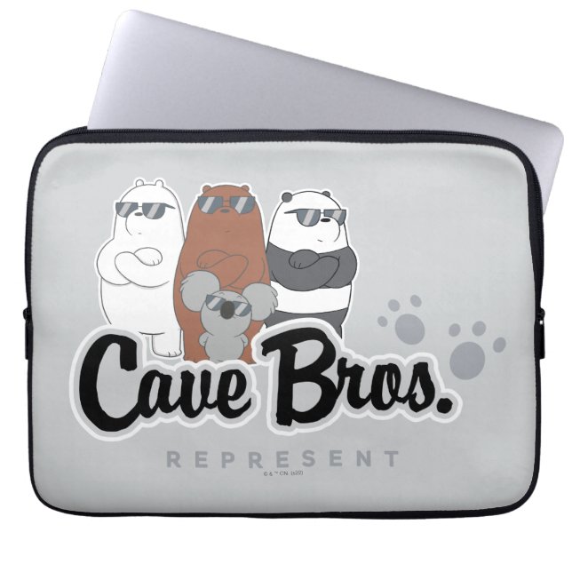 Vi är Bears - Cave Bros. Representant Laptop Fodral (Framsidan)