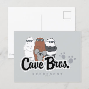 Vi är Bears - Cave Bros. Representant Vykort