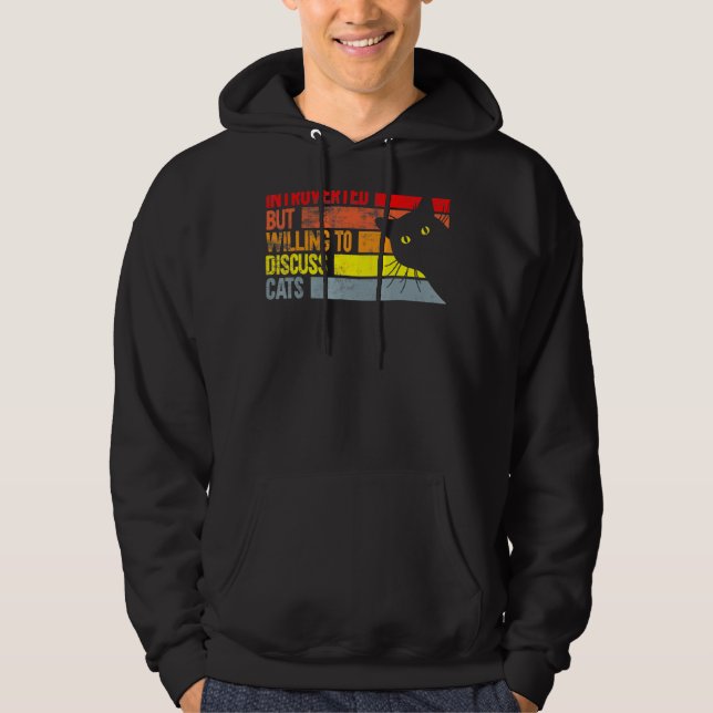 Vi är beredda att diskutera Cats Coola Pet Hoodie (Framsida)