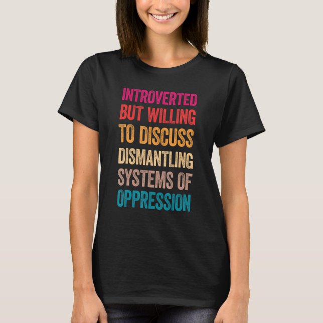 Vi är beredda att diskutera nedmonteringen av leks t shirt (Framsida)