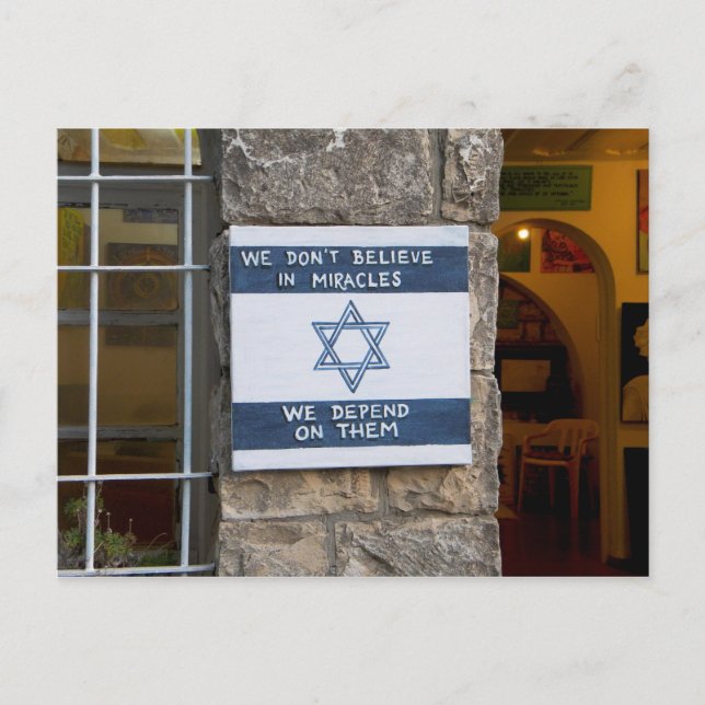 Vi är beroende av Miracles Vykort (Framsida)