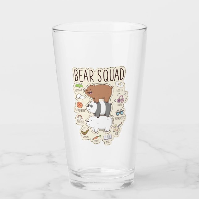 Vi är björnar - Bear Squad Journal-grafik Glaskopp (Framsida)