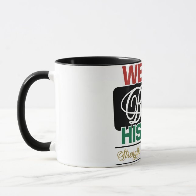 Vi är Black History Proud Junetelfte Mugg (Vänster)