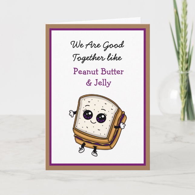 Vi är Bra tillsammans, Lycklig-årsdagen Kort (Framsida)