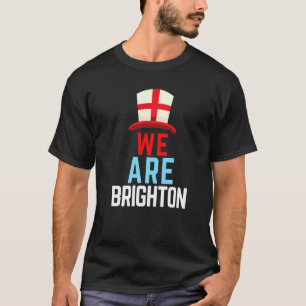 Vi är Brighton England Flagga Sports T Shirt
