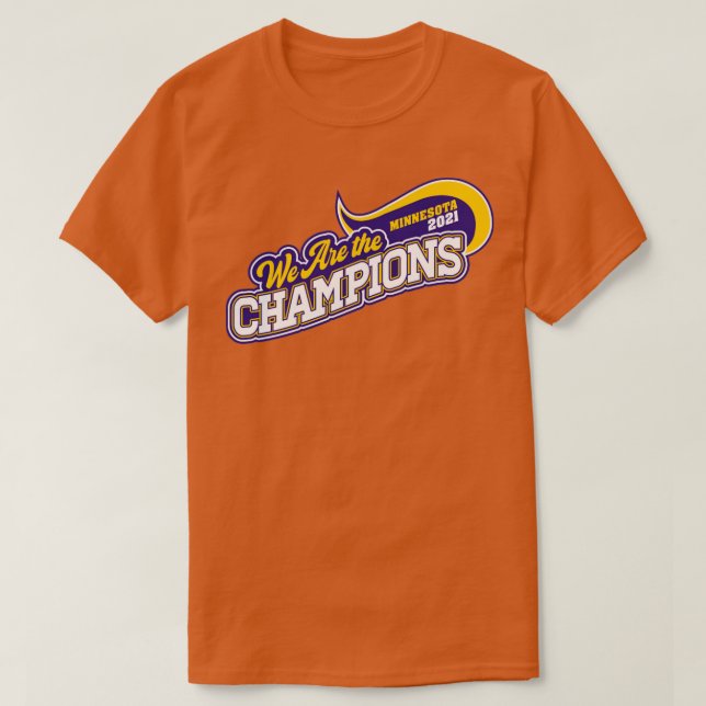 Vi är Champions Minnesota T Shirt (Design framsida)