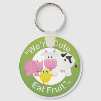 Vi är Cute, Eat Fruit Nyckelring