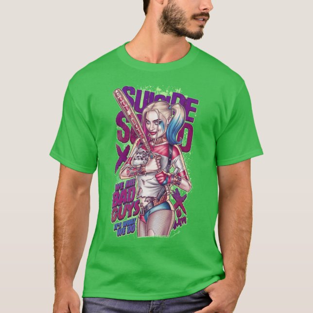 Vi är dåliga killar retro t shirt (Framsida)