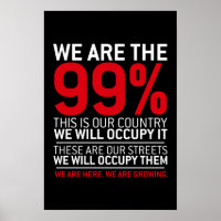 Vi är de 99-99 procent occupy wall street