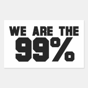 VI ÄR DE 99 PROCENT REKTANGULÄRT KLISTERMÄRKE