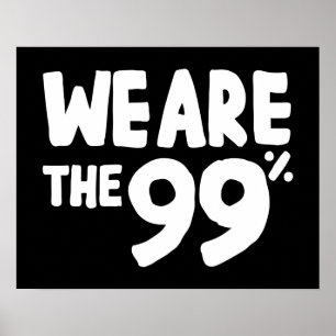 Vi är de 99 procenten poster