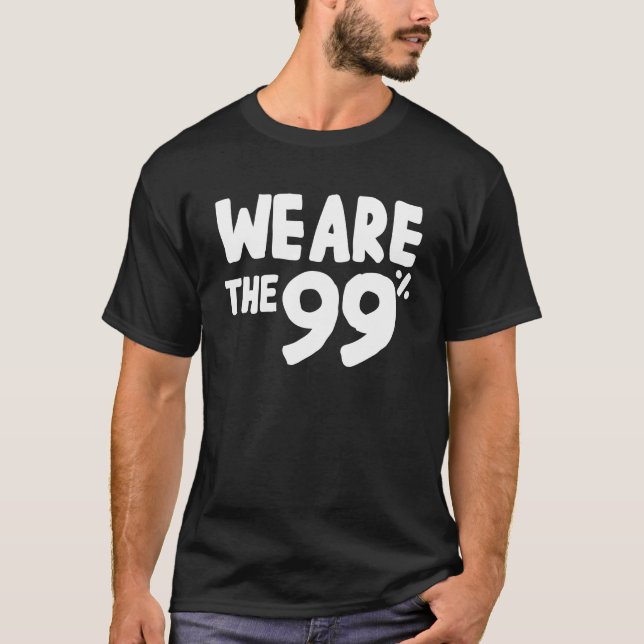 Vi är de 99 procenten t shirt (Framsida)