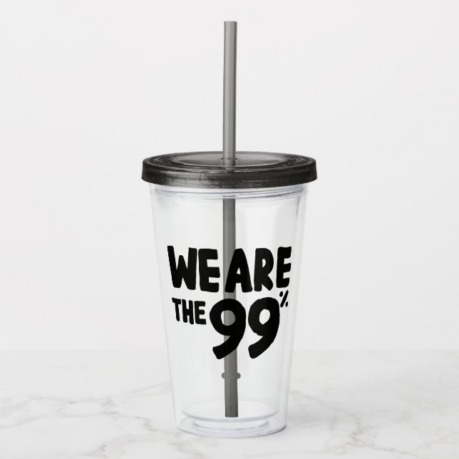 Vi är de 99 procenten take away mugg (Framsida)