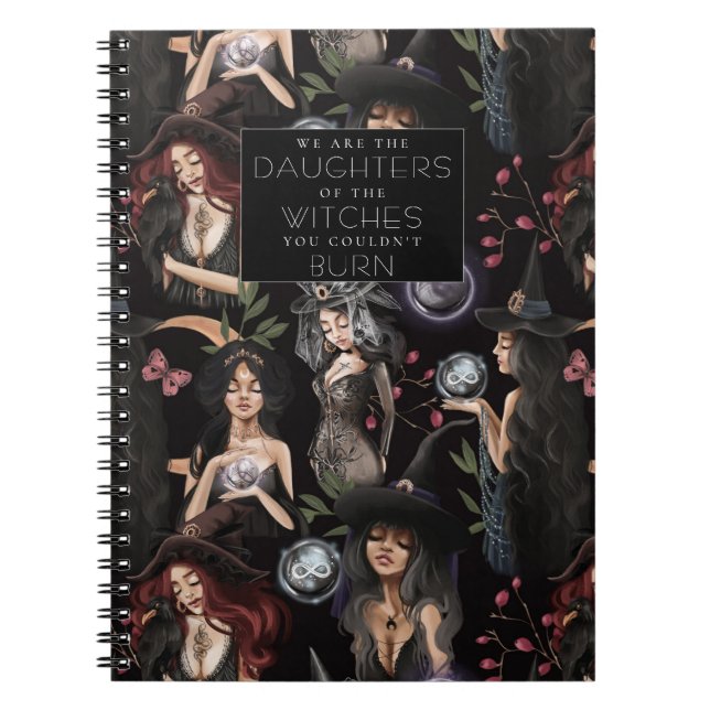 Vi är de döttrar som du inte kan bränna anteckningsbok (Framsidan)