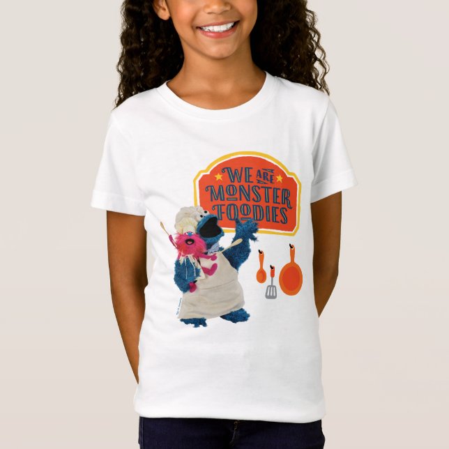 Vi är de monsterätande matgladarna t shirt (Framsida)