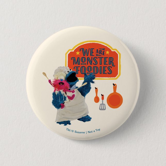 Vi är de monsterätarna knapp (Framsida)