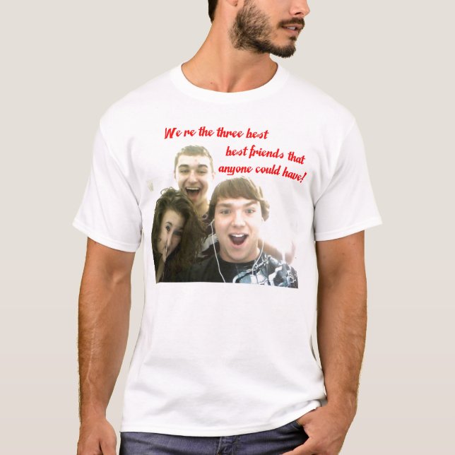 Vi är de tre bästa vän! t shirt (Framsida)