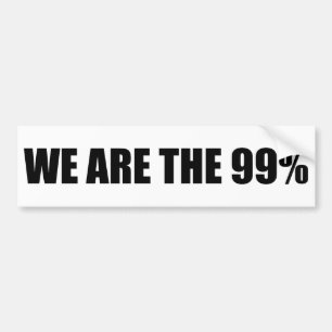 Vi är den 99% bildekalet bildekal