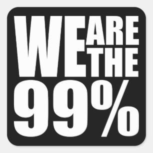 Vi är den 99% klistermärken