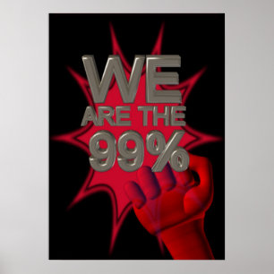Vi är den 99-procentiga ockupationsrörelsen från p poster