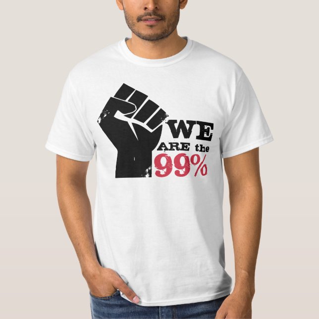 Vi är den 99% T skjortan Tee (Framsida)