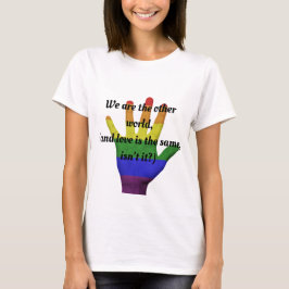 Vi är den andra världen t shirt