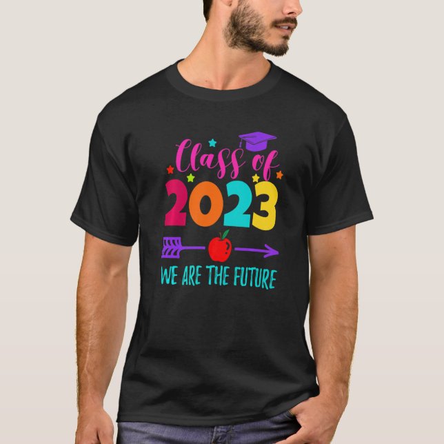Vi är den framtida klassen 2023 Kindergarten T Shirt (Framsida)