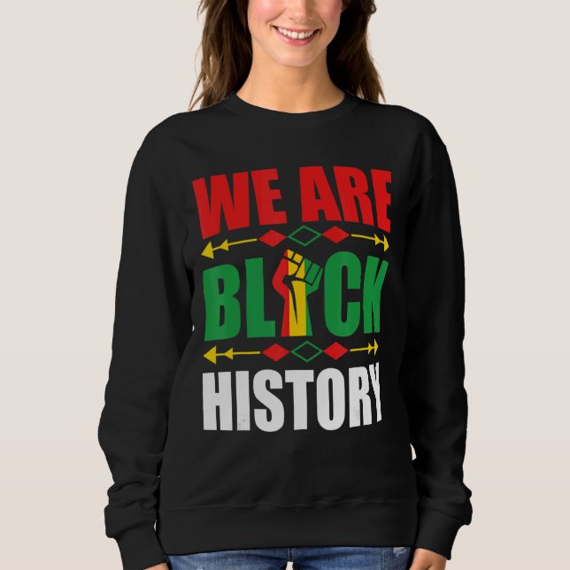 Vi är den svarta historiemånaden i Afrika T Shirt (Framsida)
