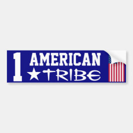 Vi är en American Tribe Bumper Sticker Bildekal