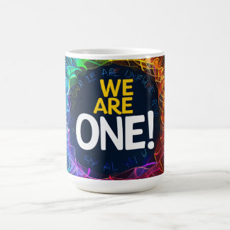 Vi är en digital konst kaffemugg