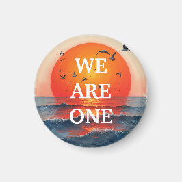 Vi är en knappmagnet magnet