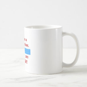 Vi är en mäktig flod och vi Stigning Kaffemugg