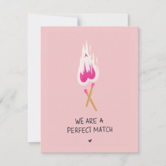 Vi är en perfekt matchning julkort