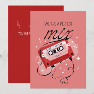 Vi är en Perfekt Mix Valentine Julkort
