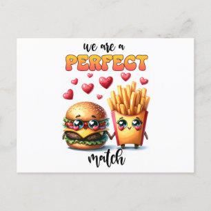 Vi är en perfekt tändsten med pommes frites vykort
