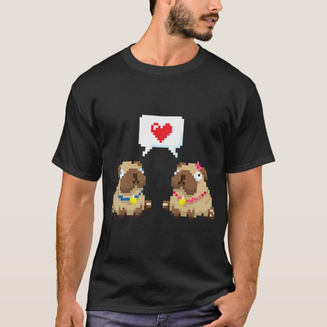Vi är en Pug-match! T Shirt (Framsida)