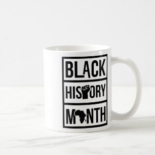 Vi är en svart historia, afrikansk amerikansk Mela Kaffemugg