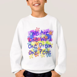 Vi är en värld tee shirt