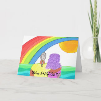 Vi är ENGAGED! Meddelande