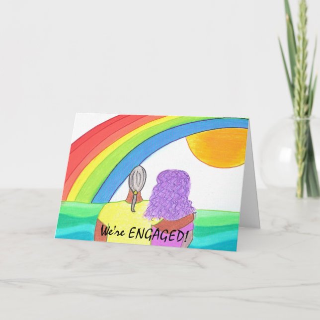 Vi är ENGAGED! Meddelande (Framsida)