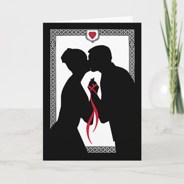 Vi är engagerade i Knot Seal the Deal Kort (Framsida)