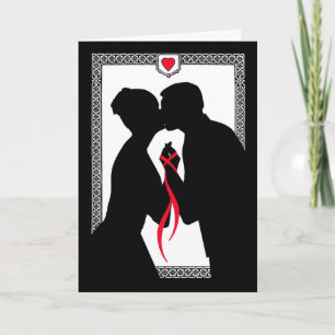 Vi är engagerade i Knot Seal the Deal Kort