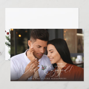Vi är engagerade i Photo Ele Holly Berry Helgdag