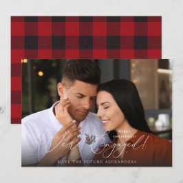 Vi är engagerade i Photo Ele Holly Berry Helgdag -