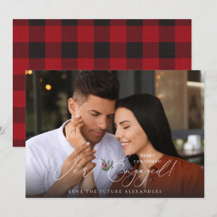 Vi är engagerade i Photo Ele Holly Berry Helgdag -