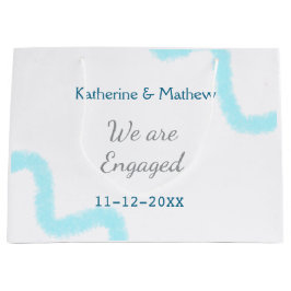 Vi är engagerade i snyggten spiral, blå grått