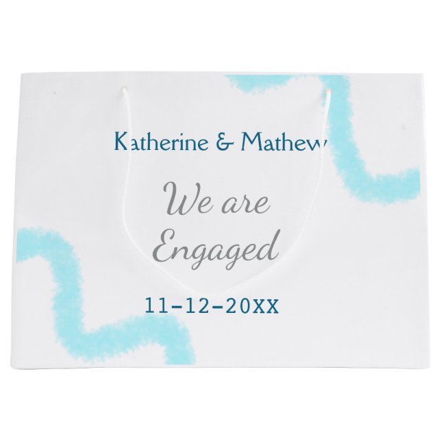 Vi är engagerade i snyggten spiral, blå grått (Framsidan)